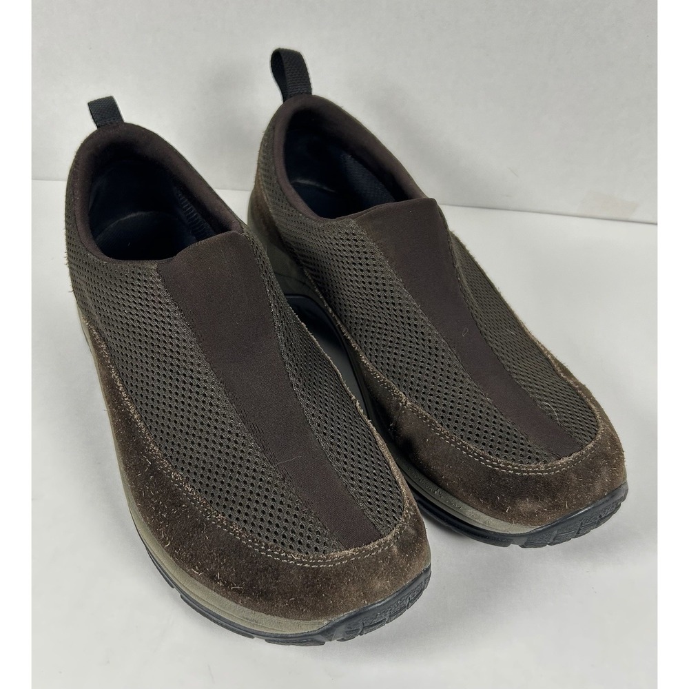 LL Bean Mens Slip On Casual Shoes Size 11 Brown